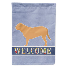 Load image into Gallery viewer, Dogue de Bordeaux Welcome Flag Canvas House Size BB5574CHF