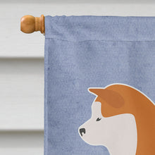 Load image into Gallery viewer, Akita Welcome Flag Canvas House Size BB5576CHF