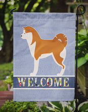 Load image into Gallery viewer, Akita Welcome Garden Flag - Outdoor Decorative Yard Flag BB5576GF