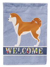 Load image into Gallery viewer, Akita Welcome Garden Flag - Outdoor Decorative Yard Flag BB5576GF
