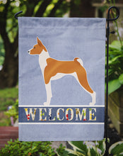 Load image into Gallery viewer, Basenji Welcome Garden Flag - Outdoor Decorative Yard Flag BB5578GF