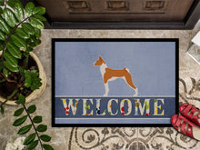 Load image into Gallery viewer, Basenji Welcome Doormat - 18x27 Decorative Floor Mat – Indoor/Outdoor Rug with Artistic Flair BB5578MAT