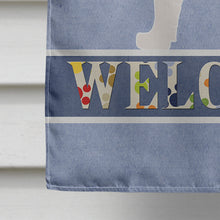 Load image into Gallery viewer, Saint Bernard Welcome Flag Canvas House Size BB5580CHF