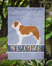 Load image into Gallery viewer, Saint Bernard Welcome Garden Flag - Outdoor Decorative Yard Flag BB5580GF