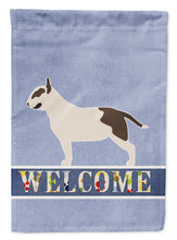 Load image into Gallery viewer, Bull Terrier Welcome Garden Flag - Outdoor Decorative Yard Flag BB5582GF