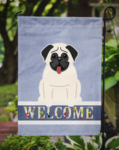 Load image into Gallery viewer, Pug Cream Welcome Garden Flag - Outdoor Decorative Yard Flag BB5585GF