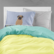 Load image into Gallery viewer, Pug Brown Welcome Fabric Standard Pillowcase – Artistic Decorative Front, White Back BB5586PILLOWCASE