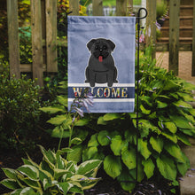 Load image into Gallery viewer, Pug Black Welcome Garden Flag - Outdoor Decorative Yard Flag BB5587GF