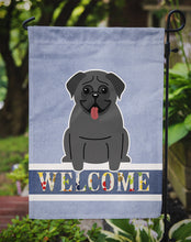 Load image into Gallery viewer, Pug Black Welcome Garden Flag - Outdoor Decorative Yard Flag BB5587GF