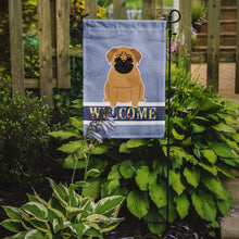 Load image into Gallery viewer, Pug Brown Welcome Garden Flag - Outdoor Decorative Yard Flag BB5588GF