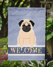 Load image into Gallery viewer, Pug Fawn Welcome Garden Flag - Outdoor Decorative Yard Flag BB5589GF