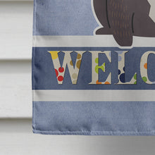 Load image into Gallery viewer, French Bulldog Brindle Welcome Flag Canvas House Size BB5590CHF