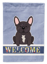 Load image into Gallery viewer, French Bulldog Brindle Welcome Garden Flag - Outdoor Decorative Yard Flag BB5590GF