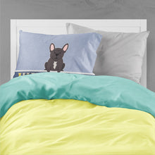 Load image into Gallery viewer, French Bulldog Brindle Welcome Fabric Standard Pillowcase – Artistic Decorative Front, White Back BB5590PILLOWCASE