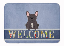 Load image into Gallery viewer, French Bulldog Brindle Welcome Machine Washable Memory Foam Mat BB5590RUG