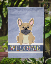 Load image into Gallery viewer, French Bulldog Cream Welcome Garden Flag - Outdoor Decorative Yard Flag BB5591GF