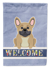 Load image into Gallery viewer, French Bulldog Cream Welcome Garden Flag - Outdoor Decorative Yard Flag BB5591GF