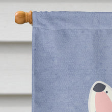 Load image into Gallery viewer, French Bulldog Piebald Welcome Flag Canvas House Size BB5592CHF