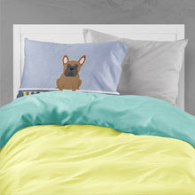 Load image into Gallery viewer, French Bulldog Brown Welcome Fabric Standard Pillowcase – Artistic Decorative Front, White Back BB5594PILLOWCASE