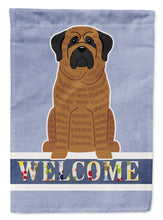 Load image into Gallery viewer, Mastiff Brindle Welcome Flag Canvas House Size BB5596CHF