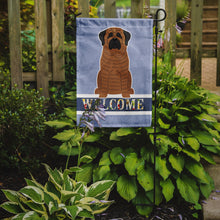 Load image into Gallery viewer, Mastiff Brindle Welcome Garden Flag - Outdoor Decorative Yard Flag BB5596GF