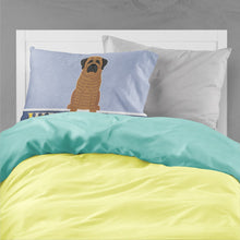 Load image into Gallery viewer, Mastiff Brindle Welcome Fabric Standard Pillowcase – Artistic Decorative Front, White Back BB5596PILLOWCASE
