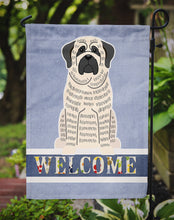 Load image into Gallery viewer, Mastiff Brindle White Welcome Garden Flag - Outdoor Decorative Yard Flag BB5597GF
