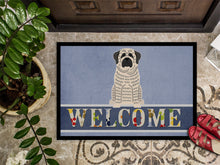Load image into Gallery viewer, Mastiff Brindle White Welcome Doormat - 18x27 Decorative Floor Mat – Indoor/Outdoor Rug with Artistic Flair BB5597MAT