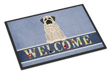 Load image into Gallery viewer, Mastiff Brindle White Welcome Doormat - 18x27 Decorative Floor Mat – Indoor/Outdoor Rug with Artistic Flair BB5597MAT
