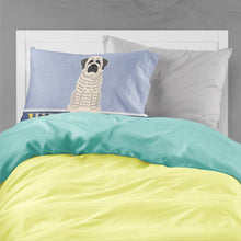 Load image into Gallery viewer, Mastiff Brindle White Welcome Fabric Standard Pillowcase – Artistic Decorative Front, White Back BB5597PILLOWCASE