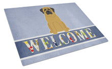 Load image into Gallery viewer, Mastiff Welcome Glass Cutting Boards – Durable, Decorative Kitchen Art Large BB5599LCB