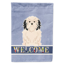 Load image into Gallery viewer, Lowchen Welcome Flag Canvas House Size BB5600CHF