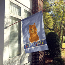 Load image into Gallery viewer, Norwich Terrier Welcome Flag Canvas House Size BB5601CHF