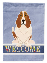 Load image into Gallery viewer, Basset Hound Welcome Garden Flag - Outdoor Decorative Yard Flag BB5602GF