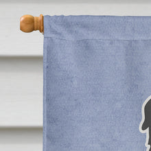 Load image into Gallery viewer, Black Russian Terrier Welcome Flag Canvas House Size BB5607CHF