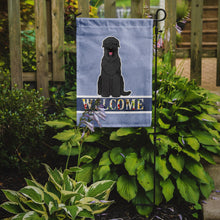 Load image into Gallery viewer, Black Russian Terrier Welcome Garden Flag - Outdoor Decorative Yard Flag BB5607GF