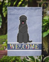 Load image into Gallery viewer, Black Russian Terrier Welcome Garden Flag - Outdoor Decorative Yard Flag BB5607GF