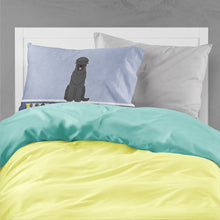 Load image into Gallery viewer, Black Russian Terrier Welcome Fabric Standard Pillowcase – Artistic Decorative Front, White Back BB5607PILLOWCASE