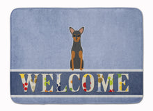 Load image into Gallery viewer, Manchester Terrier Welcome Machine Washable Memory Foam Mat BB5609RUG