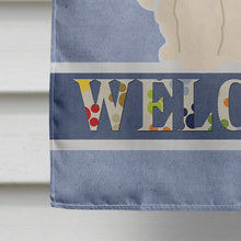 Load image into Gallery viewer, Samoyed Welcome Flag Canvas House Size BB5611CHF