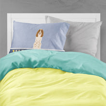 Load image into Gallery viewer, Russian Spaniel Welcome Fabric Standard Pillowcase – Artistic Decorative Front, White Back BB5612PILLOWCASE