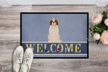 Load image into Gallery viewer, Saint Bernard Welcome Doormat - 18x27 Decorative Floor Mat – Indoor/Outdoor Rug with Artistic Flair BB5616MAT