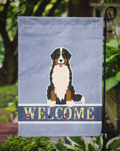 Load image into Gallery viewer, Bernese Mountain Dog Welcome Garden Flag - Outdoor Decorative Yard Flag BB5617GF