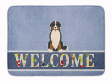 Load image into Gallery viewer, Bernese Mountain Dog Welcome Machine Washable Memory Foam Mat BB5617RUG