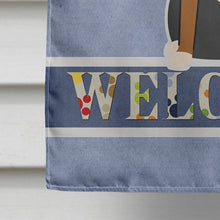 Load image into Gallery viewer, Greater Swiss Mountain Dog Welcome Flag Canvas House Size BB5618CHF