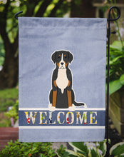 Load image into Gallery viewer, Greater Swiss Mountain Dog Welcome Garden Flag - Outdoor Decorative Yard Flag BB5618GF