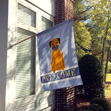 Load image into Gallery viewer, Border Terrier Welcome Flag Canvas House Size BB5620CHF