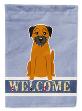 Load image into Gallery viewer, Border Terrier Welcome Garden Flag - Outdoor Decorative Yard Flag BB5620GF