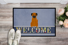 Load image into Gallery viewer, Border Terrier Welcome Doormat - 18x27 Decorative Floor Mat – Indoor/Outdoor Rug with Artistic Flair BB5620MAT