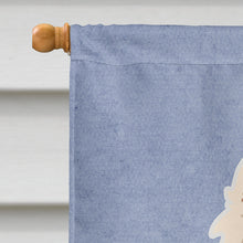 Load image into Gallery viewer, Westie Welcome Flag Canvas House Size BB5623CHF